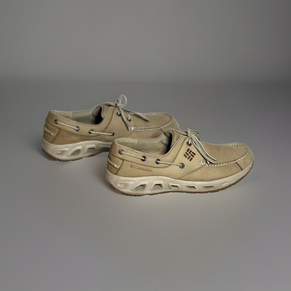 Men’s Columbia Boat Shoes. Slightly Used But Look New. Size-8.5